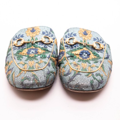GUCCI MULES TEXTIL
