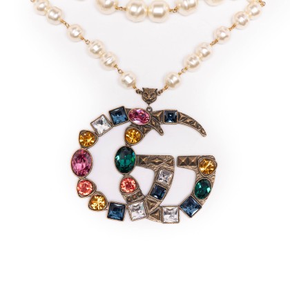 GUCCI COLLAR GG CRISTALES