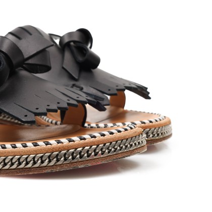 LOUBOUTIN SANDALIAS CON FLECOS