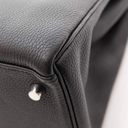 HERMES KELLY 28 NOIR TOGO Y ALLIGATOR 2017