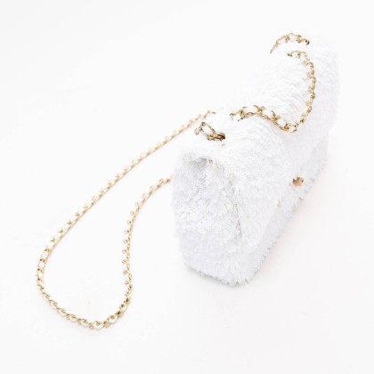 CHANEL SINGLE FLAP SHEARLING