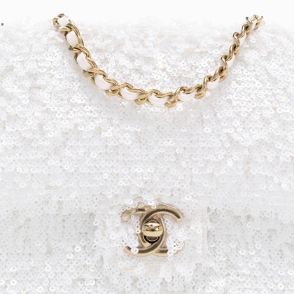 CHANEL SINGLE FLAP SHEARLING