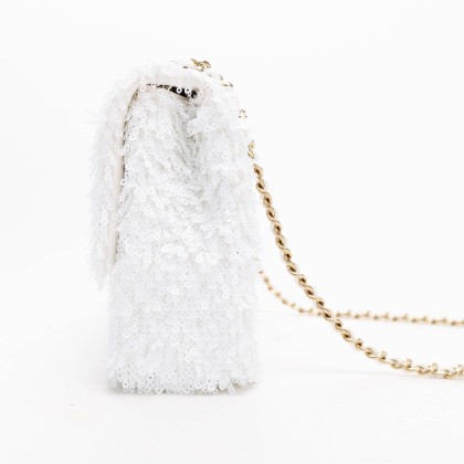 CHANEL SINGLE FLAP SHEARLING