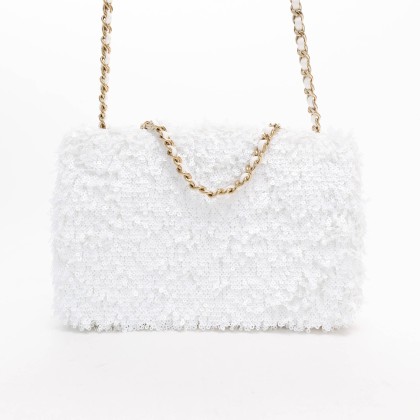 CHANEL SINGLE FLAP SHEARLING