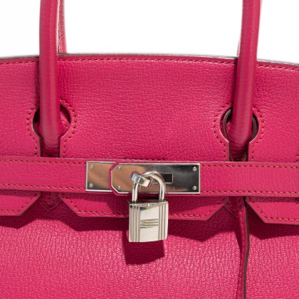 HERMES *ROSE SHOCKING CHEVRE MYSORE
AÑO: 2011