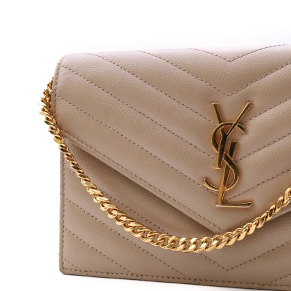 SAINT LAURENT WALLET ON CHAIN
