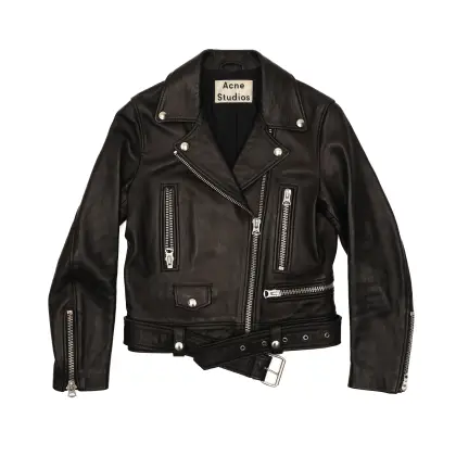 ACNE STUDIO CHAMARRA DE PIEL