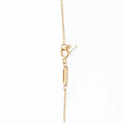 TIFFANY & CO COLLAR T SMILE ORO CON DIAMANTES
