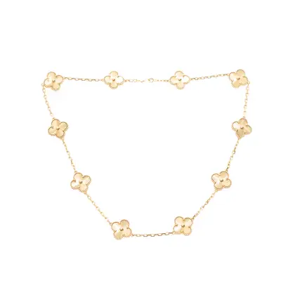 VAN CLEEF & ARPELS COLLAR ALAMBRA VINTAGE 10 MOTIVOS