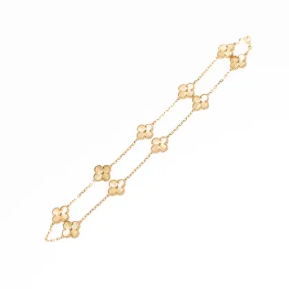 VAN CLEEF & ARPELS COLLAR ALAMBRA VINTAGE 10 MOTIVOS