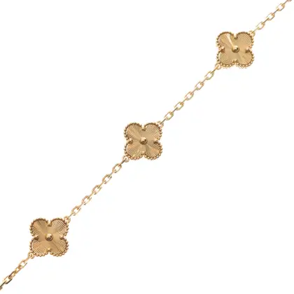 VAN CLEEF & ARPELS COLLAR ALAMBRA VINTAGE 10 MOTIVOS