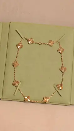VAN CLEEF & ARPELS COLLAR ALAMBRA VINTAGE 10 MOTIVOS