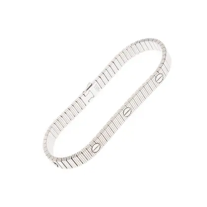 CARTIER UNLIMITED ORO BLANCO, 18 280GEM CERTIFICADO