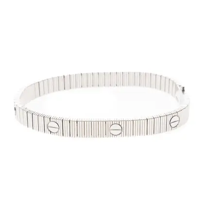 CARTIER UNLIMITED ORO BLANCO, 18 280GEM CERTIFICADO