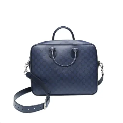 GUCCI OPHIDIA GG MEDIUM BRIEFCASE CON STRAP