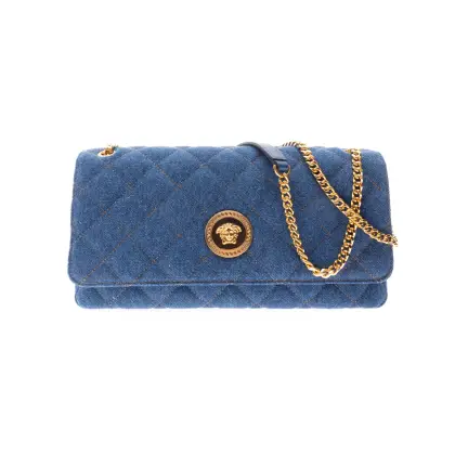 VERSACE CROSSBODY MEDUSA DENIM