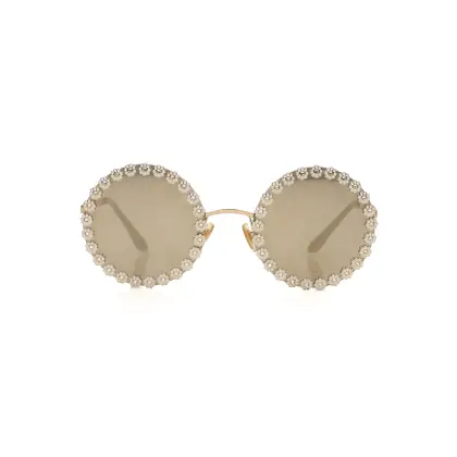DOLCE & GABBANA LENTES REDONDOS CON FLORES