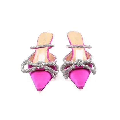 MACH & MACH DOUBLE BOW HEELED MULES