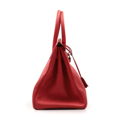 HERMES BIRKIN 35 EN PIEL TOGO, COLOR PIMENT, AñO 2016