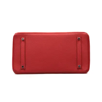 HERMES BIRKIN 35 EN PIEL TOGO, COLOR PIMENT, AñO 2016
