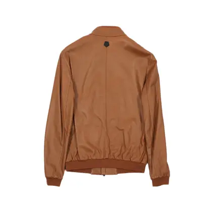ZEGNA CHAMARRA DE PIEL