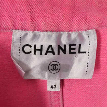 CHANEL CHAMARRA DE DENIM CAMELIA