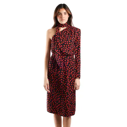 SAINT LAURENT VESTIDO SIN MANGA