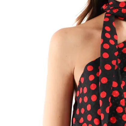 SAINT LAURENT VESTIDO SIN MANGA