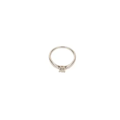 TIFFANY & CO ANILLO DE COMPROMISO .33 QT CORTE REDONDO CON CERTIFICADO