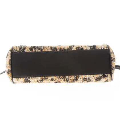 CHANEL SHOPPING BAG TEWWD MIXED FIBERS LEOPARD PRINT