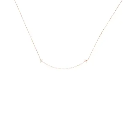 TIFFANY & CO COLLAR SMILE/ ORO AMARILLO-DIAMANTES