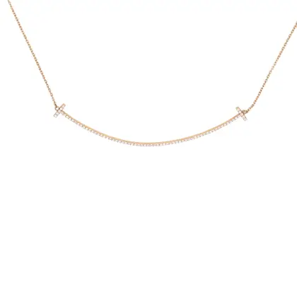 TIFFANY & CO COLLAR SMILE/ ORO AMARILLO-DIAMANTES